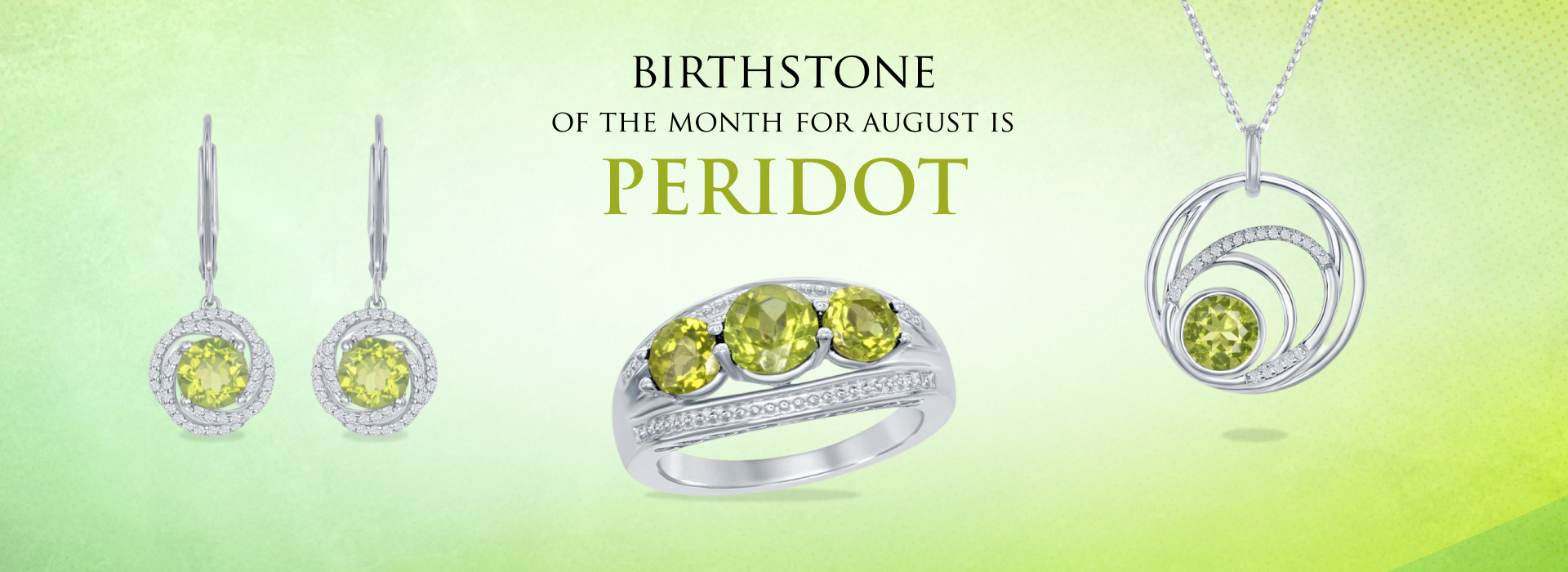 Birthstone August jewelry