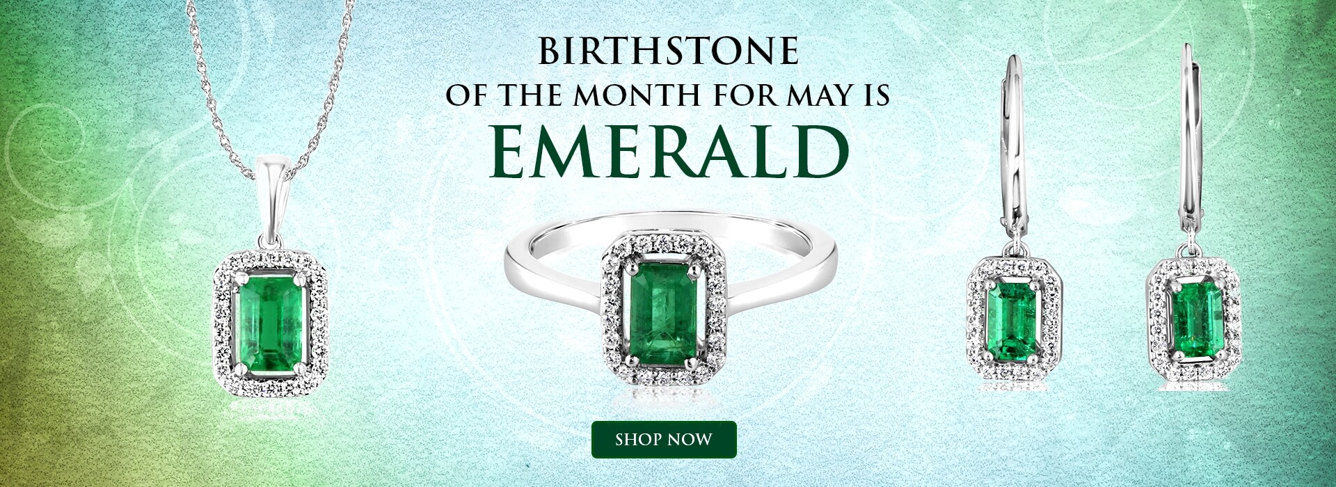 Birthstone May jewelry